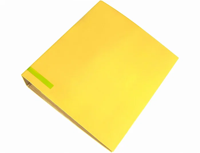 Liderpapel Archivador de Palanca A4 Amarillo Lomo 80mm