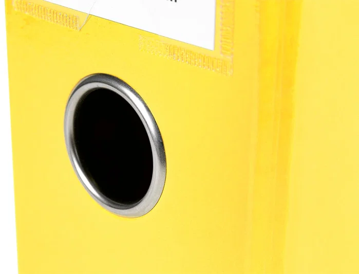 Liderpapel Archivador de Palanca A4 Amarillo Lomo 80mm