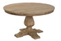 DKD Home Decor Mesa Redonda de Comedor en Madera Reciclada
