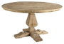 DKD Home Decor Mesa Redonda de Comedor en Madera Reciclada