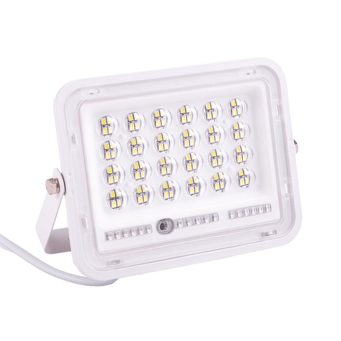 Proyector LED Solar 30W 6500K con Panel 6V/6W y Batería 3,2V/3000mAh HO-SOLARFL-30W-02