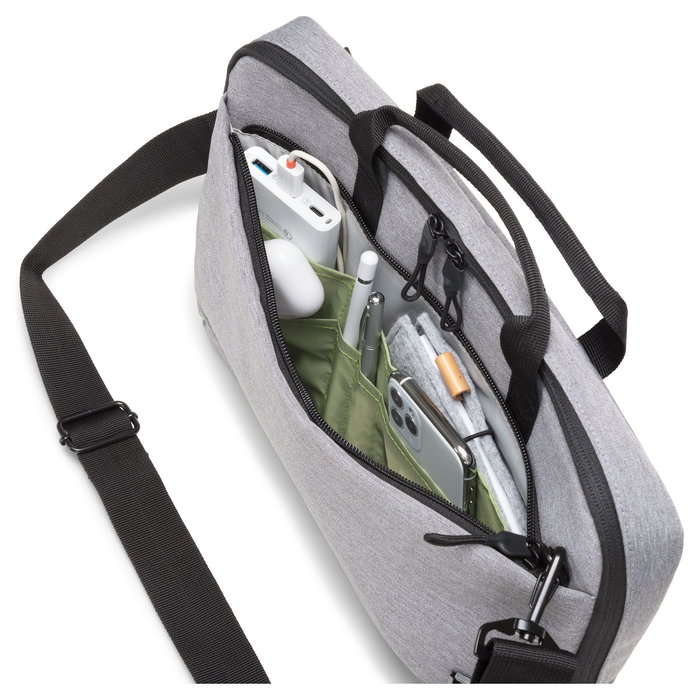 DICOTA Eco Slim Case MOTION 14 - Maletín para portátil 14" - 15.6" Gris Claro