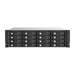 QNAP TL-R1620Sep-RP Caja de Expansión JBOD Rack 3U, 16 Bahías Hot-Swap SAS-3/SATA III 12 Gbps, con SAS Expander y Fuente Redundante