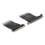 DeLOCK Riser Karte PCI Express x16 Stecker zu x16 Slot 90° gewinkelt mit Kabel 30 cm