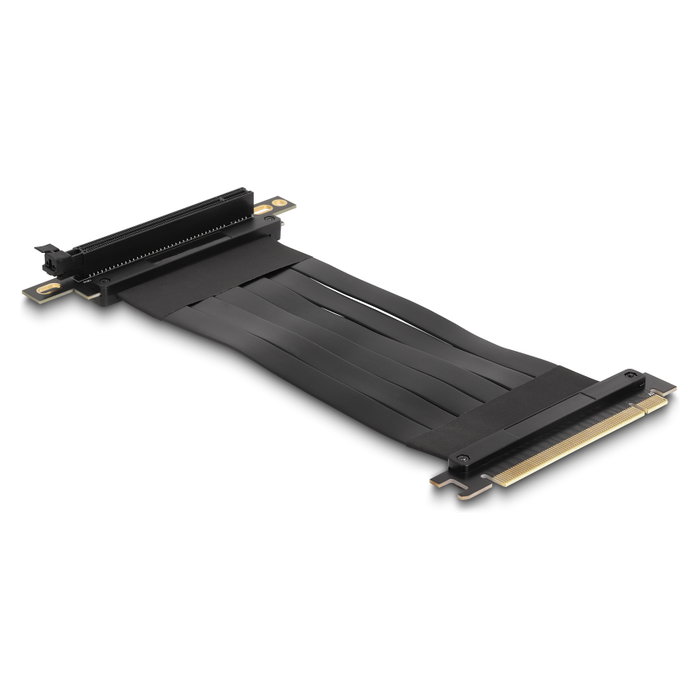 DeLOCK Riser Karte PCI Express x16 Stecker zu x16 Slot 90° gewinkelt mit Kabel 30 cm DeLOCK Riser Karte PCI Express x16 Stecker zu x16 Slot 90° gewinkelt mit Kabel 30 cm