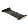 DeLOCK Riser Karte PCI Express x16 Stecker zu x16 Slot 90° gewinkelt mit Kabel 30 cm