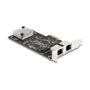DeLOCK Tarjeta de Red PCI Express x2 RTL8126 5 Gigabit LAN, 2 Puertos RJ45, 5000 Mbit/s, PCIe 3.0, para PC/Server
