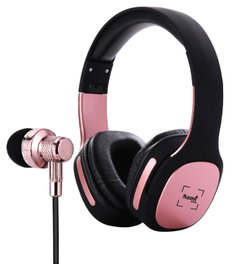 SAMI Sami Duo Pack Casco y Auriculares con Micrófono Acolchados