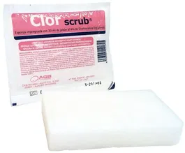 Vaza Esponja Antiséptica Scrub Clor 4% AGB Gluconato de Clorhexidina