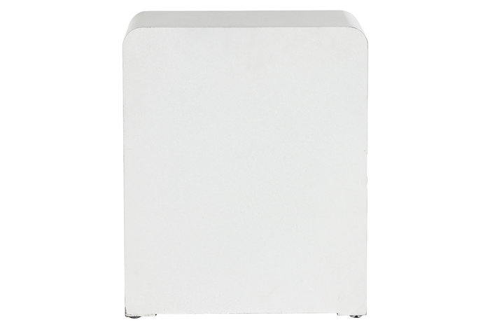 DKD Home Decor Mesita De Noche Moderno Blanco MDF 40 x 30 x 48 cm