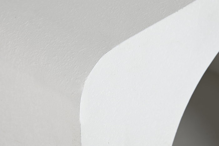 DKD Home Decor Mesita De Noche Moderno Blanco MDF 40 x 30 x 48 cm