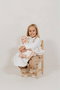 Muñecas Arias - Muñeca Reborn Camila 45cm, beige con manta y doudou, juguete de colección para edades 3 a 99 años