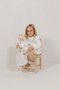 Muñecas Arias - Muñeca Reborn Camila 45cm, beige con manta y doudou, juguete de colección para edades 3 a 99 años