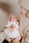 Muñecas Arias - Muñeca Reborn Camila 45cm, beige con manta y doudou, juguete de colección para edades 3 a 99 años