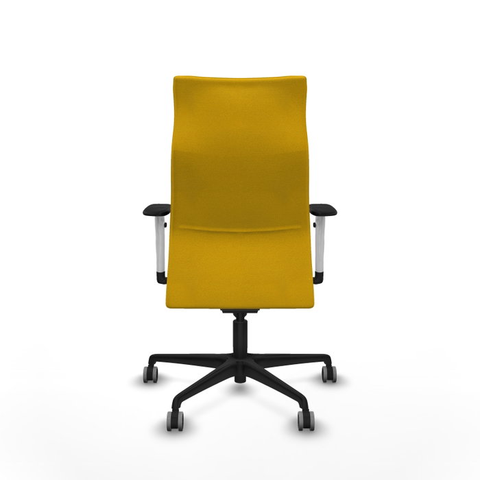 PIQUERAS Y CRESPO Sillón Albacete con Mecanismo Sincro, Tela Amarillo