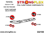 StrongFlex STF211986B Silentblock Subchasis Delantero Trasero
