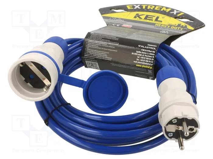 KEL Prolongador de alimentación H07BQ-F 3G1,5mm2 5m Azul KEL Prolongador de alimentación H07BQ-F 3G1,5mm2 5m Azul