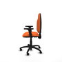 PIQUERAS Y CRESPO Silla de oficina Algarra Naranja con Brazos 2D