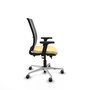 PIQUERAS Y CRESPO Silla de oficina Haches con mecanismo Sincro/Traslack, Crema y Gris