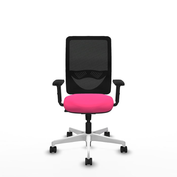 PIQUERAS Y CRESPO Silla de oficina Zulema con mecanismo Sincro, Rosa y Negro PIQUERAS Y CRESPO Silla de oficina Zulema con mecanismo Sincro, Rosa y Negro