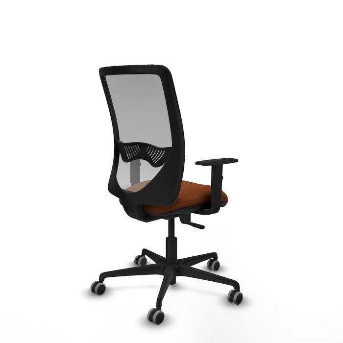 PIQUERAS Y CRESPO Silla de oficina Zulema con mecanismo Sincro, Marrón y Gris PIQUERAS Y CRESPO Silla de oficina Zulema con mecanismo Sincro, Marrón y Gris