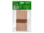 Liderpapel Palillo de madera color natural 15 x 1,8 cm, bolsa de 50 unidades