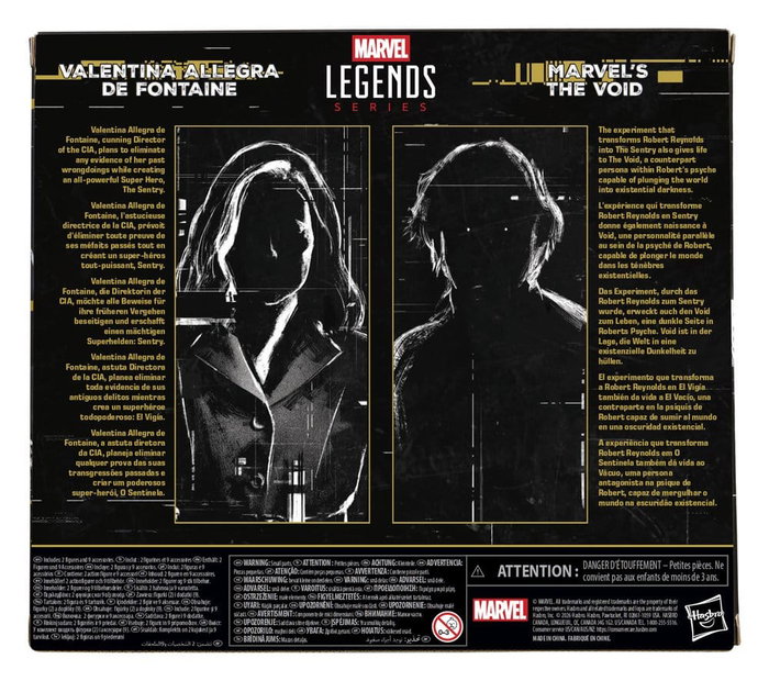 Hasbro Marvel Legends Series Thunderbolts: Valentina Allegra de Fontaine & Marvel's The Void (Pack de 2) Hasbro Marvel Legends Series Thunderbolts: Valentina Allegra de Fontaine & Marvel's The Void (Pack de 2)