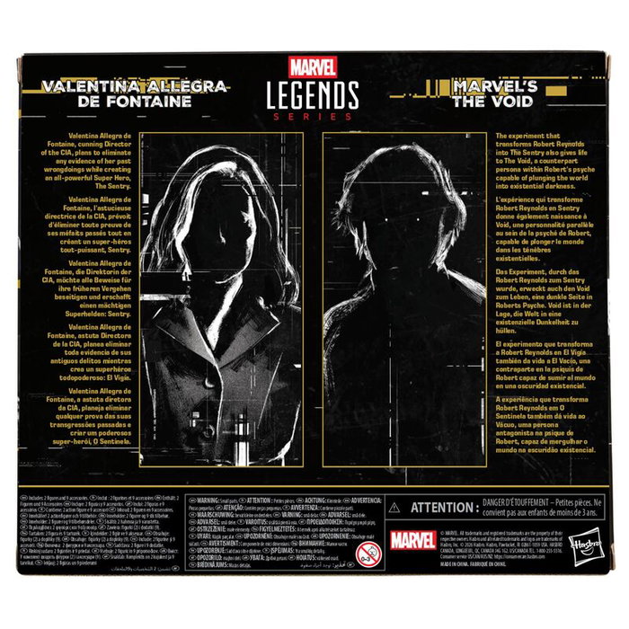 Hasbro Set de 2 Figuras Marvel Legends Valentina Allegra de Fontaine y Marvel's The Void 15cm