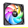 Thermaltake CT140 ARGB Sync Ventilador PC 140mm 500-1500 RPM Paquete de 2, Control RGB, Negro, Flujo de Aire 77.37 CFM