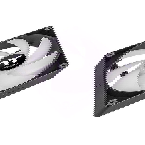 Thermaltake CT140 ARGB Sync Ventilador PC 140mm 500-1500 RPM Paquete de 2, Control RGB, Negro, Flujo de Aire 77.37 CFM