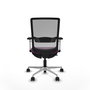 PIQUERAS Y CRESPO Silla de oficina Haches con mecanismo Sincro/Traslack, Morado y Gris