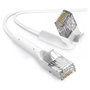Extralink Patchcord LAN Cat.6A U/FTP 1m Blanco
