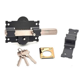 Micel Cerrojo de Seguridad para Sobreponer Crr06, Acero Gris, 105x50 mm