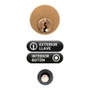 Micel Cerrojo de Seguridad para Sobreponer Crr06, Acero Gris, 105x50 mm