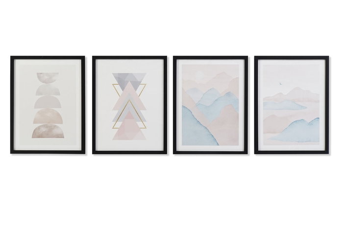 DKD Home Decor Cuadro de Montañas Enmarcado Surtido de 4 Diseños DKD Home Decor Cuadro de Montañas Enmarcado Surtido de 4 Diseños