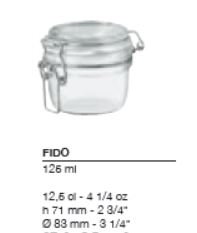 Fido Terrina Tarro 125 (Set de 6) تقدêmio