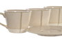 DKD Home Decor Cafe Urban Beige 17 x 35 x 20 cm Set de 6