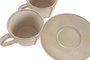 DKD Home Decor Cafe Urban Beige 17 x 35 x 20 cm Set de 6
