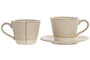 DKD Home Decor Cafe Urban Beige 17 x 35 x 20 cm Set de 6