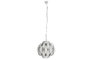 DKD Home Decor Lámpara de Techo Rugosa Beige en Metal