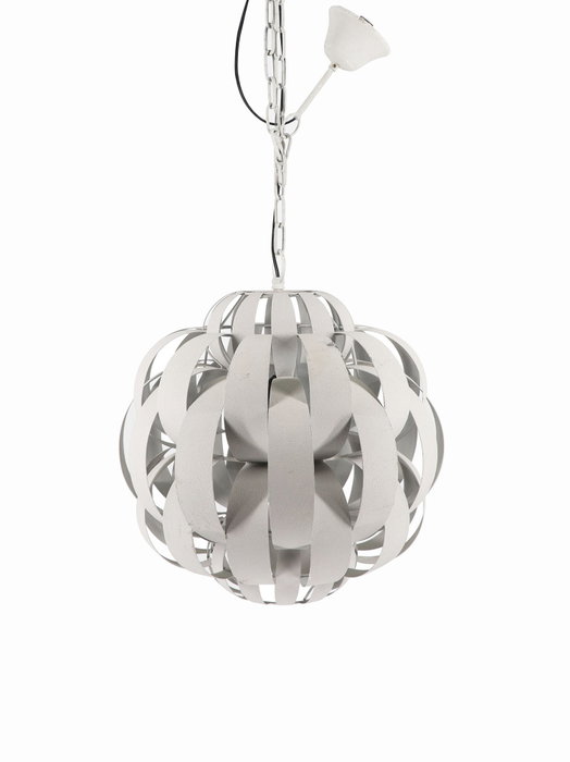 DKD Home Decor Lámpara de Techo Rugosa Beige en Metal DKD Home Decor Lámpara de Techo Rugosa Beige en Metal
