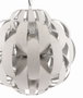 DKD Home Decor Lámpara de Techo Rugosa Beige en Metal