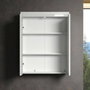 Trendteam Mueble de baño AMANDA con 2 puertas y espejo - Blanco