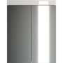Trendteam Mueble de baño AMANDA con 2 puertas y espejo - Blanco