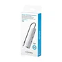 Aisens Dock USB-C a Ethernet Gigabit + Hub 3xUSB-C, Gris