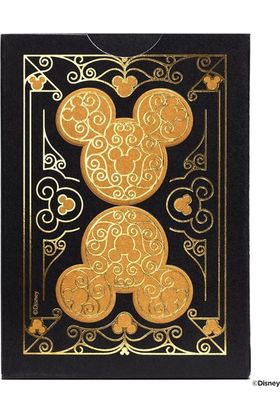 Fournier Baraja de Cartas Bicycle Disney Black and Gold Mickey Mouse