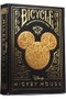 Fournier Baraja de Cartas Bicycle Disney Black and Gold Mickey Mouse