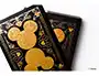 Fournier Baraja de Cartas Bicycle Disney Black and Gold Mickey, Lujo y Estilo con Estampado Dorado