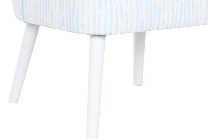 DKD Home Decor Sillon Mediterraneo Azul Blanco 67 x 85 x 73 cm