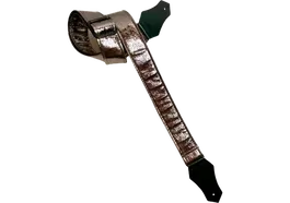 GETM Correa para Guitarra/Bajo Distressed Vernice Pewter - Nailon, Piel, Polipiel Ajustable hasta 165 cm